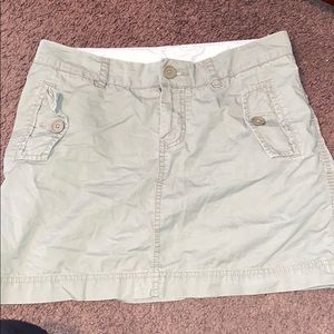 A mini skirt